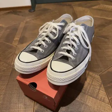 한 번 사용 CT70 컨버스 US9 27.5cm 그레이