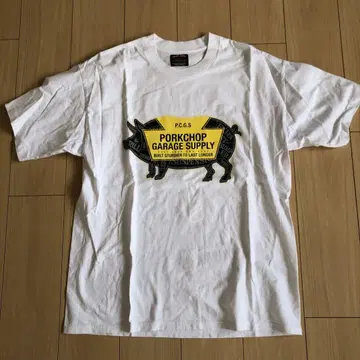 PORKCHOP GARAGE SUPPLY 티셔츠 사이즈 L 화이트