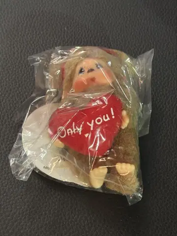 몬치치 키링 하트 몬치치 봉제 인형 30주년 초레어