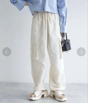 W closet 절개 이지 카고 팬츠