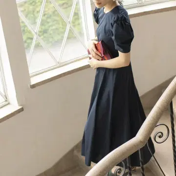 Rythme KUMIKYOKU 쿠미쿄쿠 하이 게이지 저리 플레어 원피스