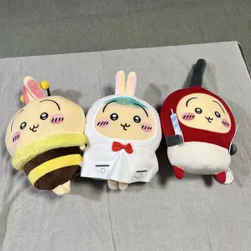 치이카와 토끼 봉제 인형 3종