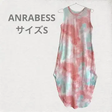ANRABESS 타이다이 슬리브리스 롱 원피스 S