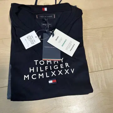 Tommy Hilfiger 그래픽 티셔츠 XL 네이비