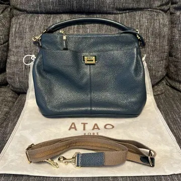 ATAO 그린 가죽 숄더백