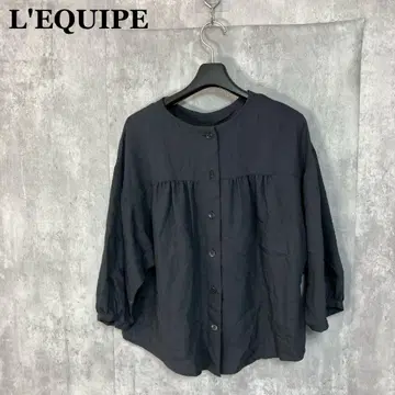 L'EQUIPE 노카라 블라우스 40