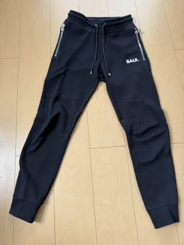 BALR. Q 시리즈 블랙 조거 팬츠 새상품급 XS 사이즈