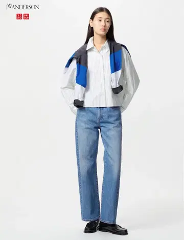 JW ANDERSON 스트레이트 데님 65 블루 24 인심 66cm