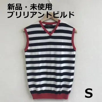 B0717A02 미사용 새상품 브릴리언트 빌드 골프 V넥 베스트