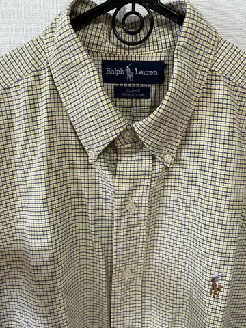 Ralph Lauren 체크 무늬 반팔 셔츠