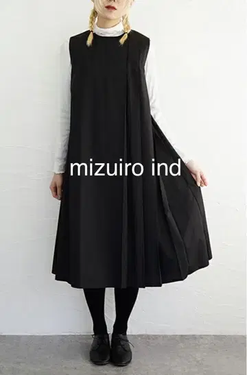 mizuiro ind (미즈이로 인드) 사이드 플리츠 원피스