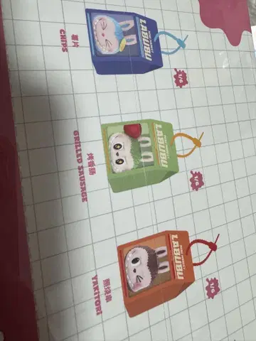 THE MONSTERS Wacky Mart 시리즈 푹신푹신 참 3개