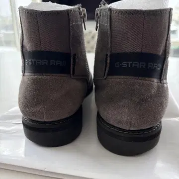 G-STAR RAW 그레이 스웨이드 부츠 26.5cm