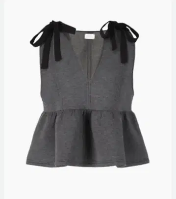Bibiy. BEVELY BUSTIER 어깨 리본 뷔스티에