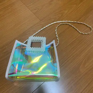 숄더백 투명 체인