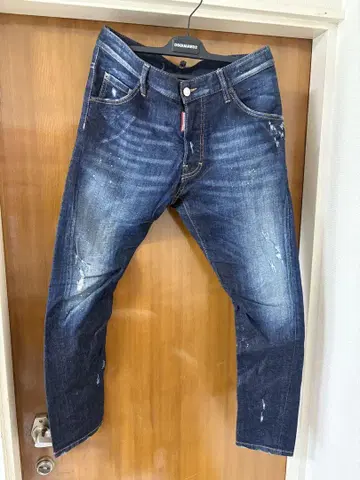 새상품급 DSQUARED2 데미지 가공 스키니 데님 44
