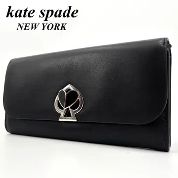 미사용급 kate spade 케이트 스페이드 장지갑 블랙 가죽