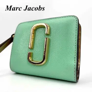 고품질 Marc Jacobs 마크 제이콥스 접이식 지갑 민트 그린