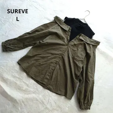 SUREVE 도킹 탑 레이어드 1장으로 완성 블랙 그린 L