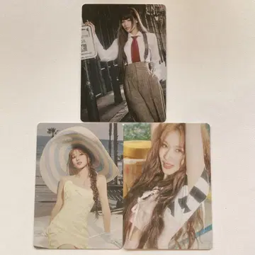MISAMO 미사모 도쿄돔 회장에서 한정판 트레이딩 카드 3종 컴프 사나