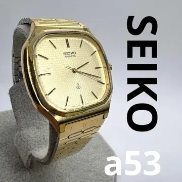 a53 SEIKO 세이코 쿼츠 손목시계 골드 5931-5210