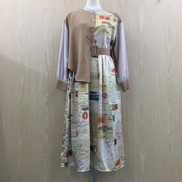 인형 업 업스 디자인 원피스 F0717B02