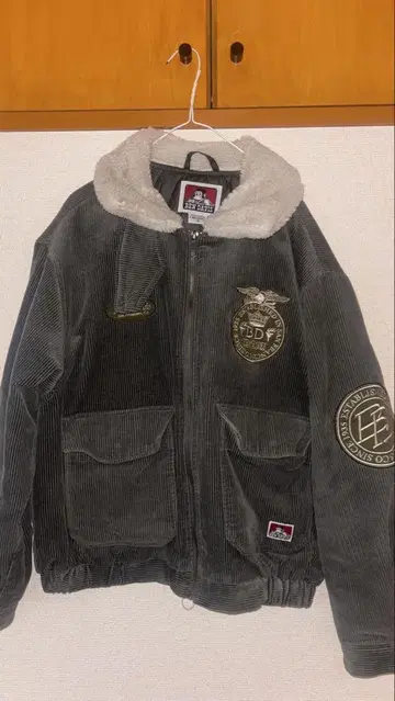 BEN DAVIS 코듀로이 자켓 M 그레이