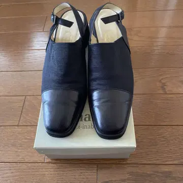 긴자 요시노야 블랙 백 샌들
