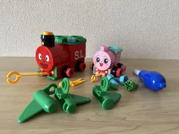 호빵맨 쿠미타테 DIY 나사 나사 SL맨과 포포짱