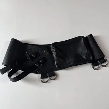 에터네이브 레이즈 에이코 콘도 가죽 소가죽 벨트 허리 파우치