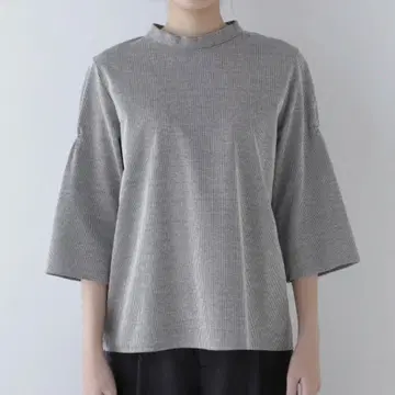 human woman 휴먼 우먼 자카드 스트라이프 풀오버