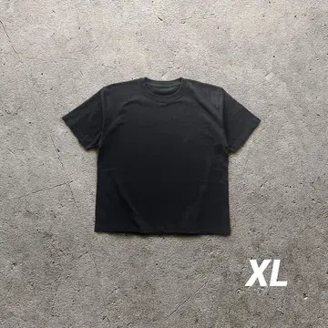 [짧은 기장] 크롭 티셔츠 시티 보이 블랙 검정 무지 XL 사이즈