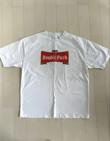 DoublePush 화이트 티셔츠