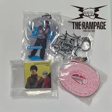 RAMPAGE PRIMALSPIDER 하세가와 신 키링 세트