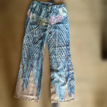 알바 로사 야자수 패턴 팬츠