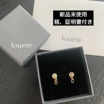 미사용 새상품 박스 포함 인증서 Jouete K10YG 매듭 귀걸이
