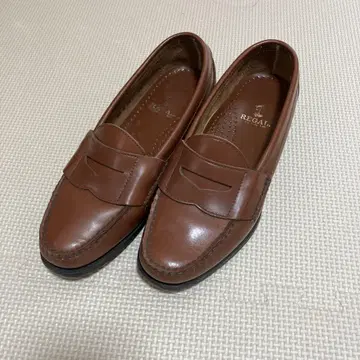 REGAL 브라운 가죽 로퍼