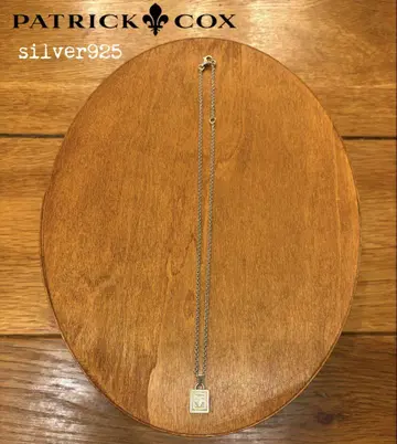 새상품급! PATRICK COX 실버925 백합 문장 실버 목걸이