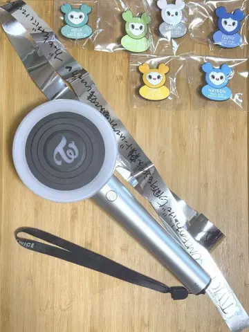 TWICE CANDYBONG Z 응원봉 + 은색 테이프 + 응원봉 반지