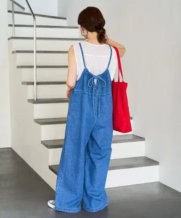 FREAK'S STORE 한정판 끈 데님 살로펫