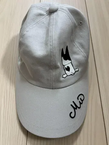 M.U SPORTS 개 라이트 그레이 캡 프리 사이즈 미사코 우에사코