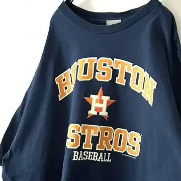 제누인 MLB 휴스턴 애스트로스 야구 티셔츠 2XL 구제 의류