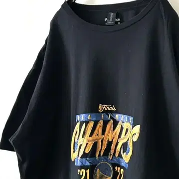 NBA 파이널 챔피언스 티셔츠 XL 블랙 검정 구제 의류
