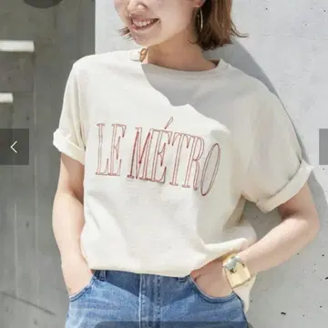 SLOBE IENA LE METRO 로고 티셔츠 프리 사이즈