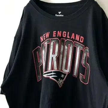 NFL 패트리어츠 PATRIOTS 티셔츠 XL 블랙 검정 구제 의류