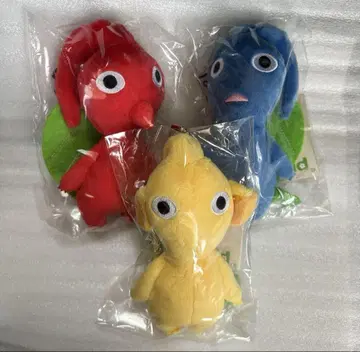 피크민 봉제 인형 마스코트 3종