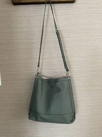 사선 가방 천연 가죽