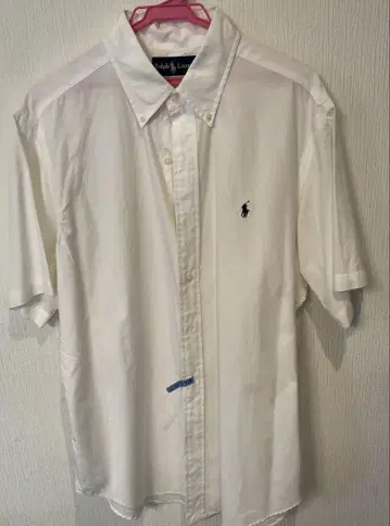 Ralph Lauren 반팔 셔츠 화이트