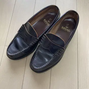 REGAL 브라운 로퍼 가죽