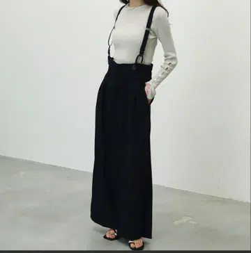auntie rosa 루치 서스펜더 포함 하이 웨스트 팬츠